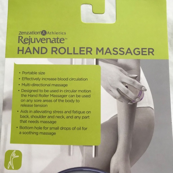 NEW Zenzation Athletics Rejuvenate Hand Roller Massager Ball Purple Grey - Picture 3 of 7